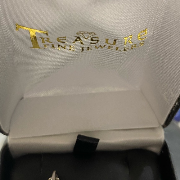 Diamond drop earrings (zubric zirconium) - Picture 3 of 6